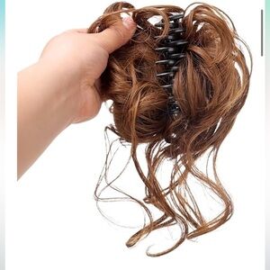 10/$13 Hair Bun Synthetic Claw Clip-on Hair Bun Chignon Messy Curly Hair
